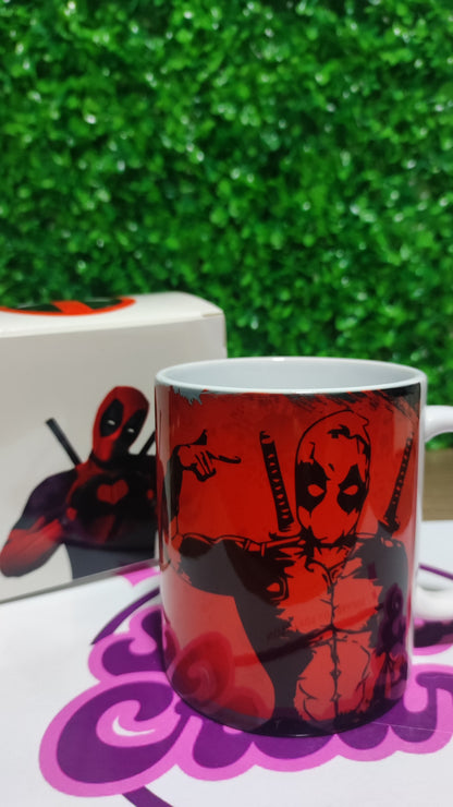 Taza DeadPool + Caja Temática · Diseño 273