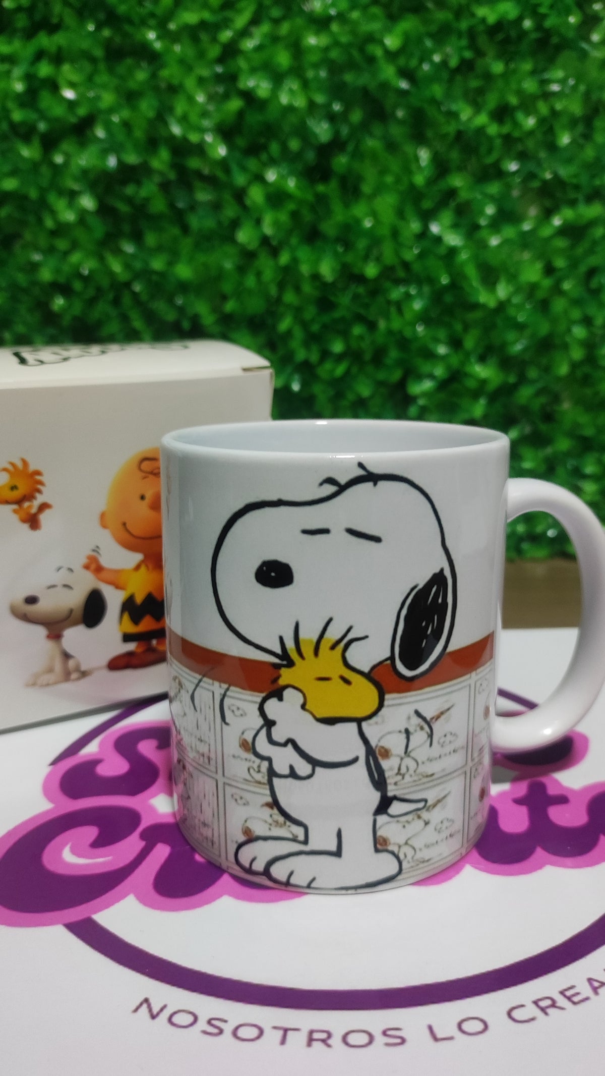 Taza Snoopy + Caja Temática · Diseño 086
