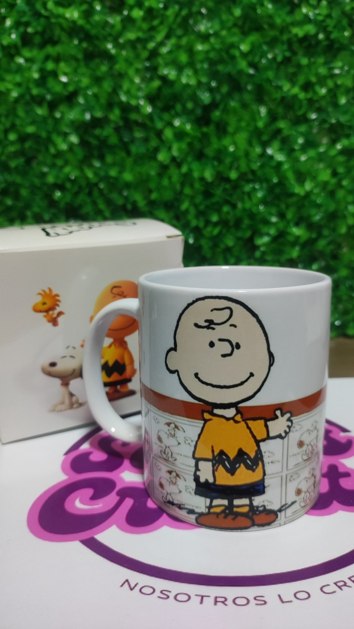 Taza Snoopy + Caja Temática · Diseño 086