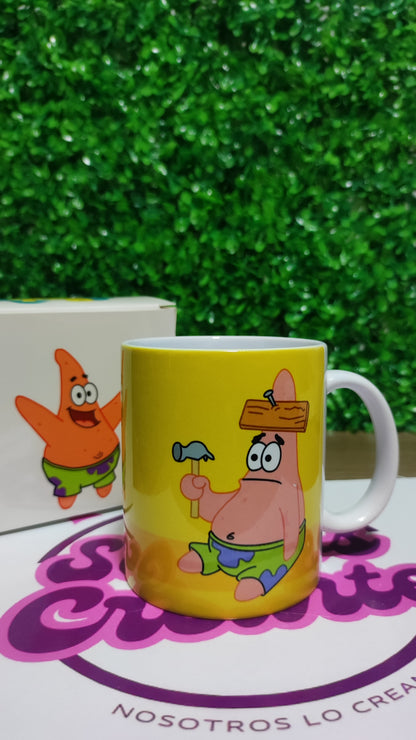 Taza Bob Esponja + Caja Temática · Diseño 483