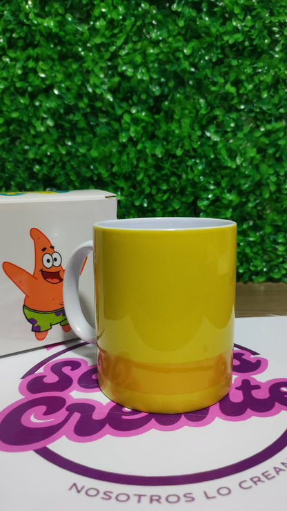 Taza Bob Esponja + Caja Temática · Diseño 483