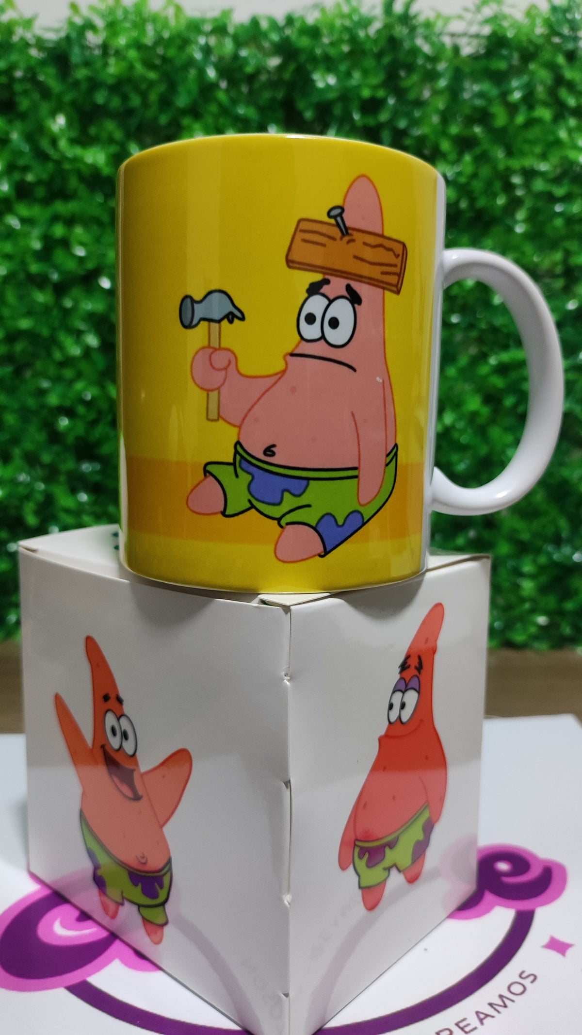 Taza Bob Esponja + Caja Temática · Diseño 483