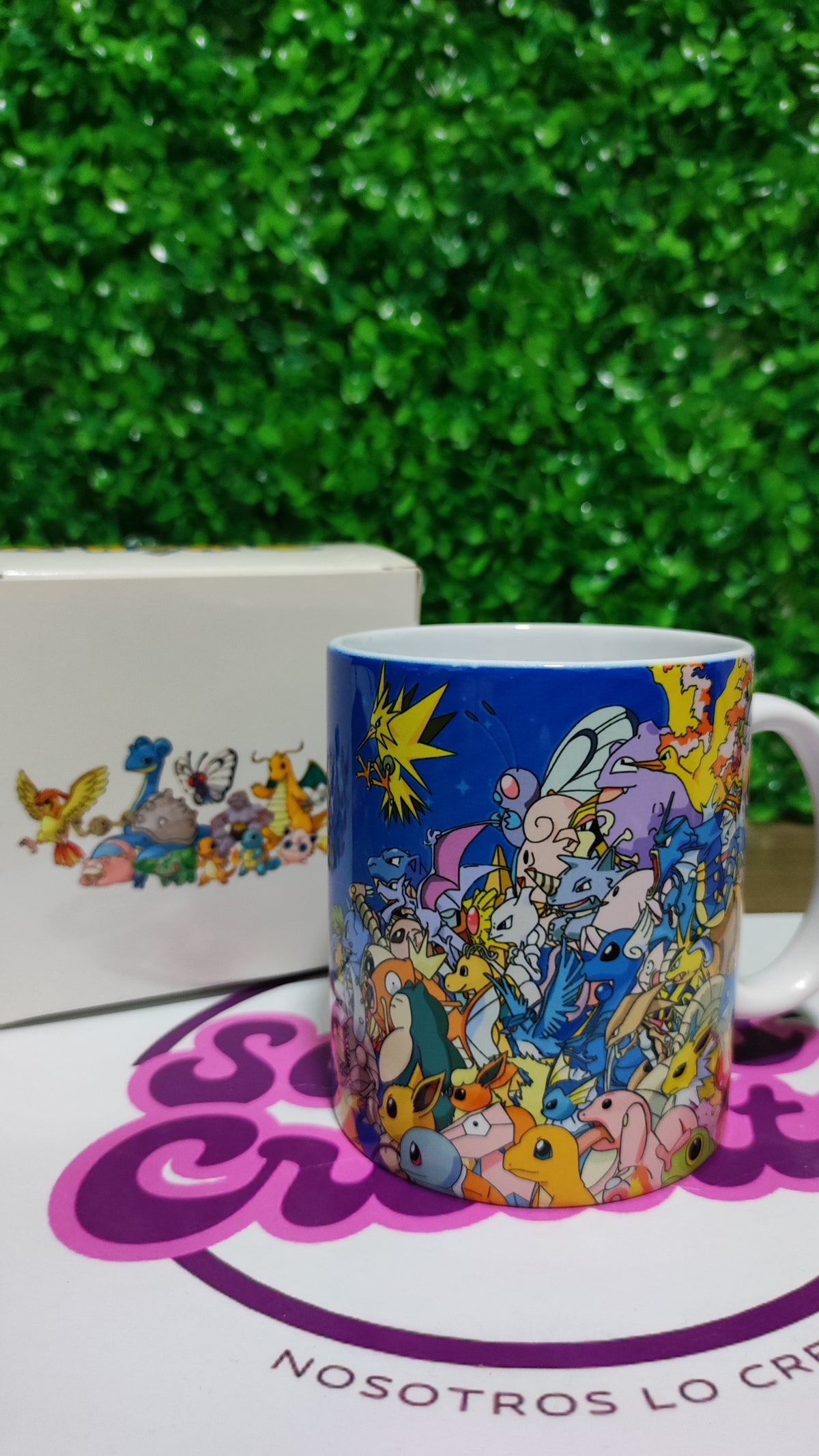 Taza Pokémon + Caja Temática · Diseño 257