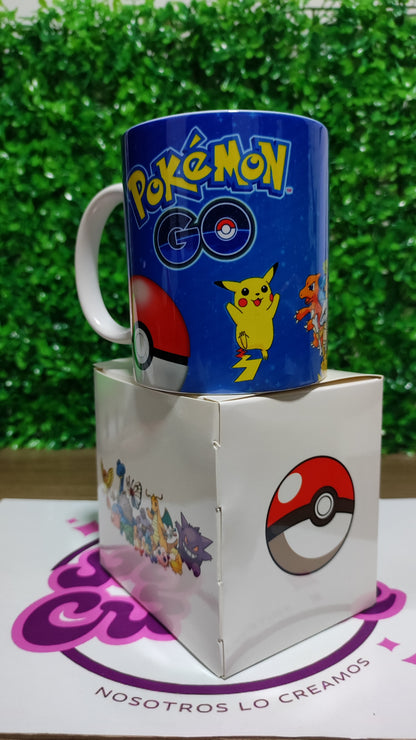 Taza Pokémon + Caja Temática · Diseño 257