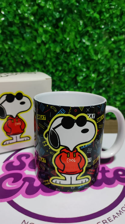 Taza Snoopy + Caja Temática · Diseño 071