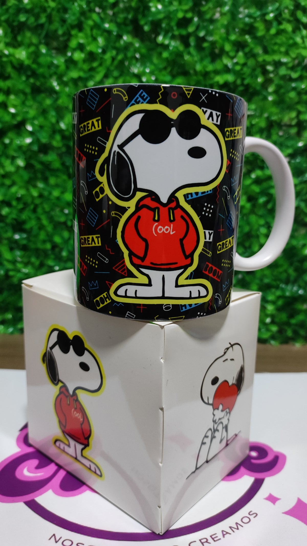 Taza Snoopy + Caja Temática · Diseño 071