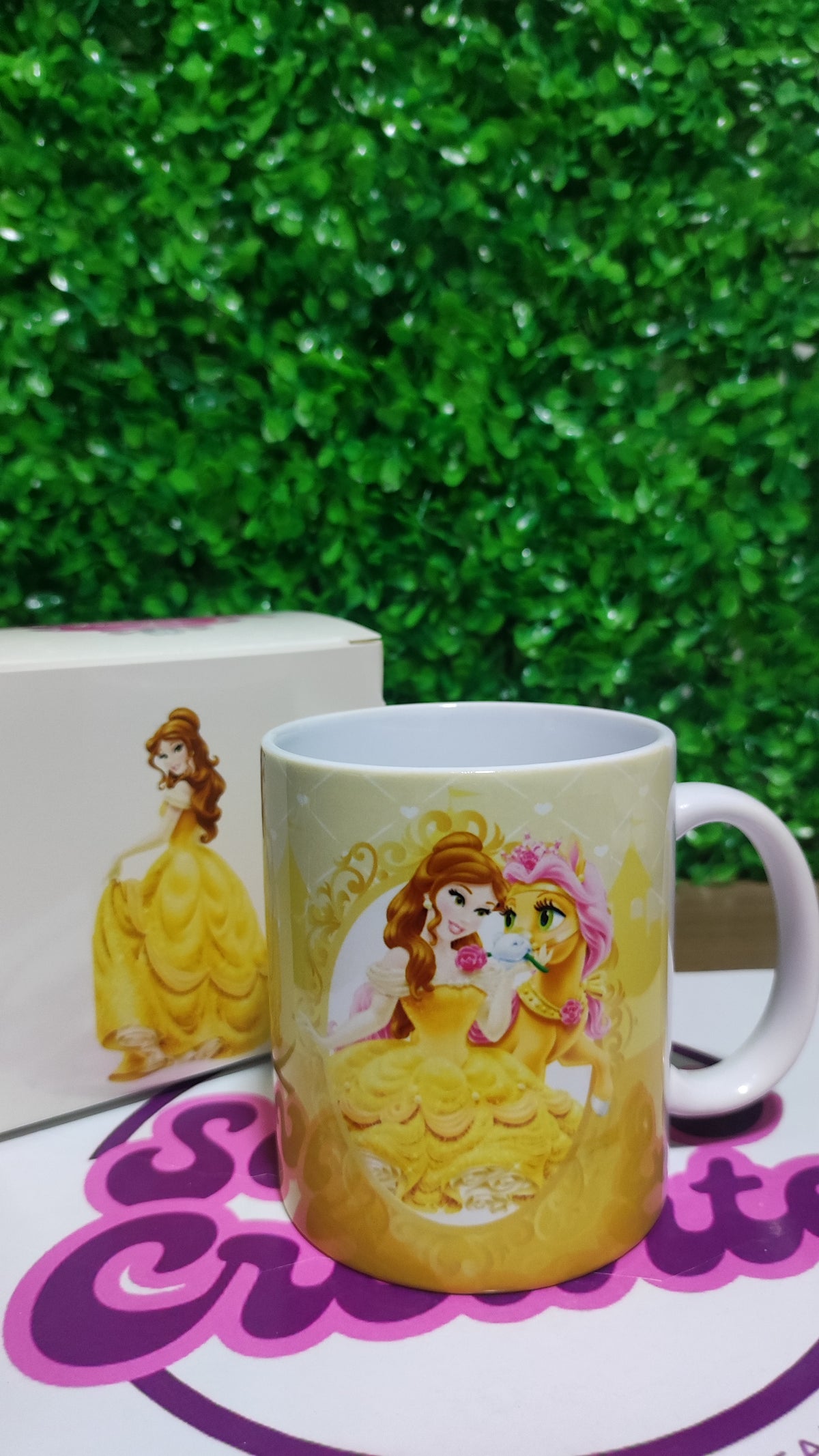 Taza Princesa Disney Bella + Caja Temática · Diseño 124