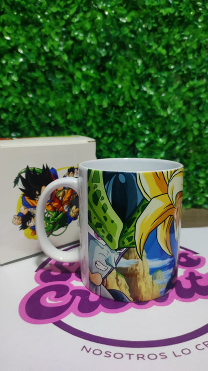 Taza Dragon Ball + Caja Temática · Diseño 185