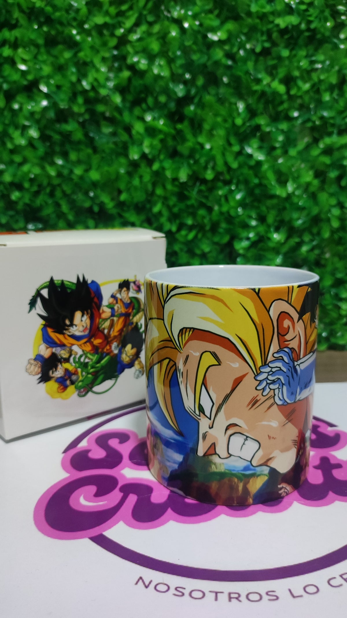Taza Dragon Ball + Caja Temática · Diseño 185