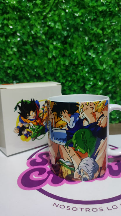 Taza Dragon Ball + Caja Temática · Diseño 185
