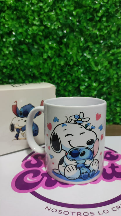 Taza Snoopy + Caja Temática · Diseño 089