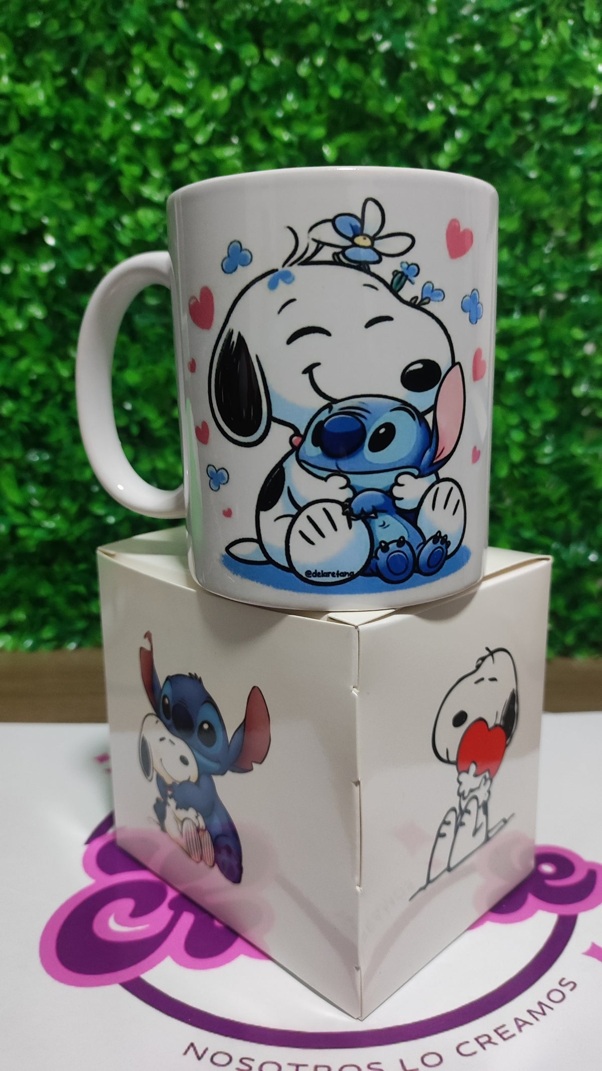 Taza Snoopy + Caja Temática · Diseño 089