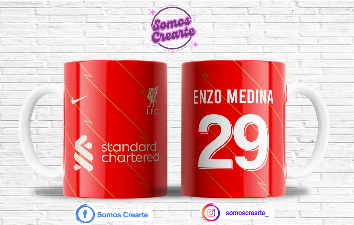 Taza Liverpool + Caja Temática · Diseño 423