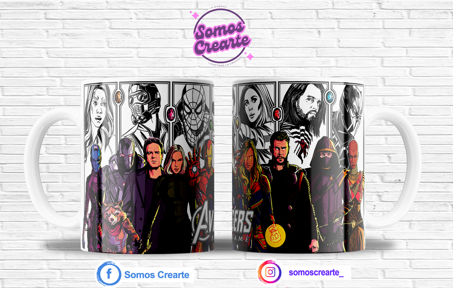Taza Marvel con caja temática , Código 216