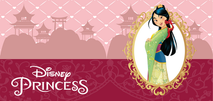 Taza Princesa Disney Mulan + Caja Temática · Diseño 129