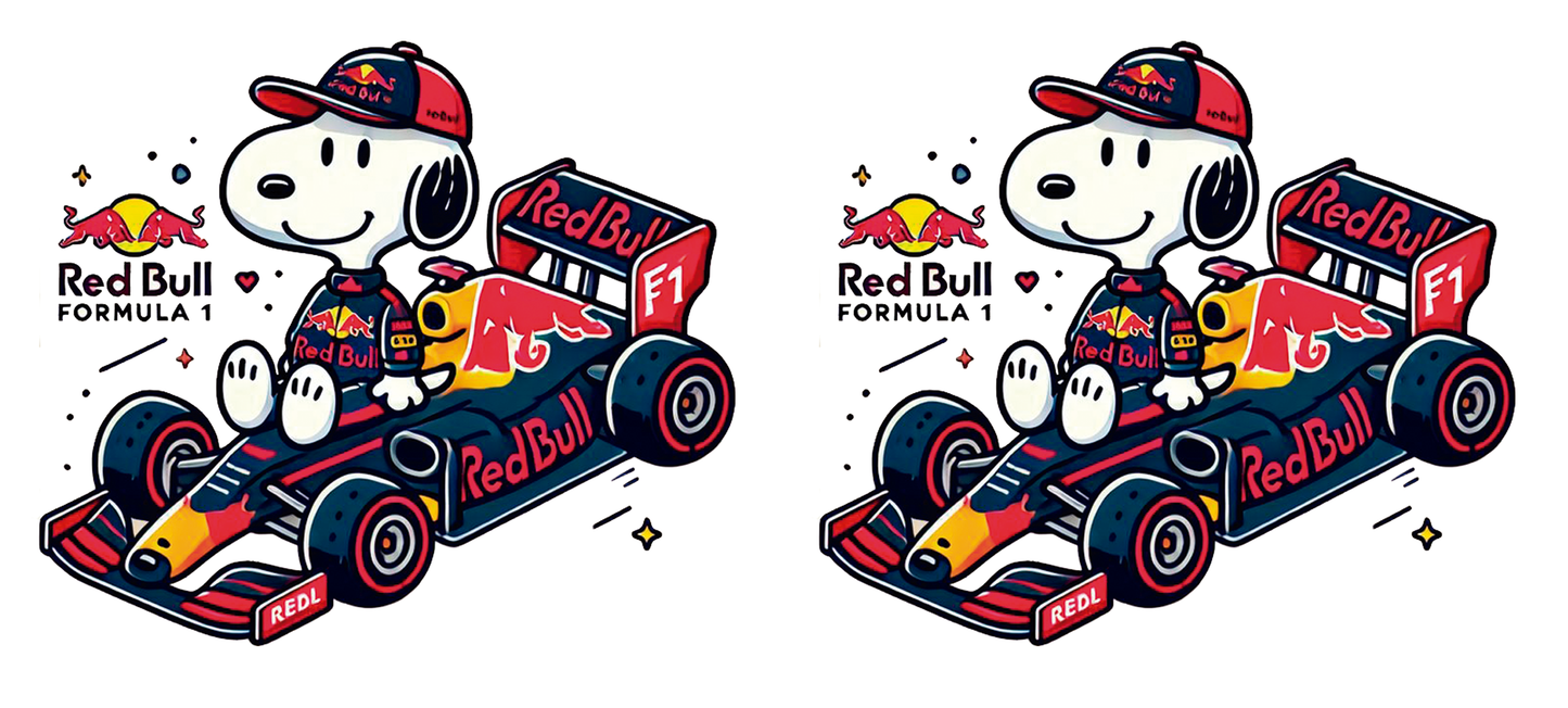 Taza Snoopy F1 RedBull con caja temática, Código 066