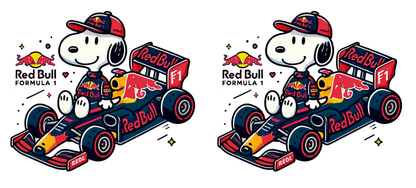 Taza Snoopy F1 RedBull + Caja Temática · Diseño 066