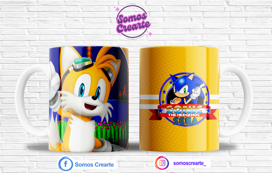 Taza Tails + Caja Temática · Diseño 140