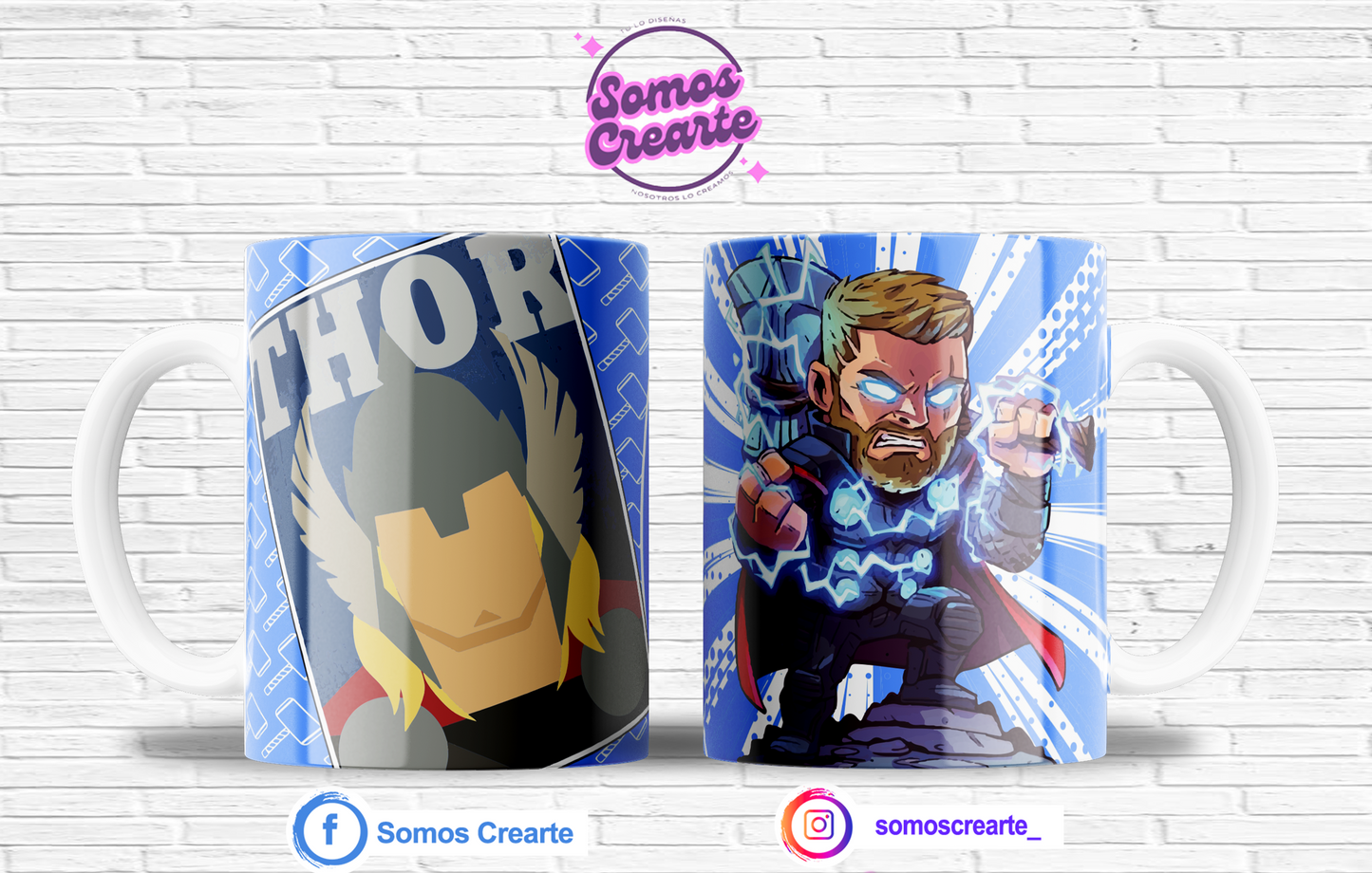 Taza Marvel Thor con caja temática , Código 220