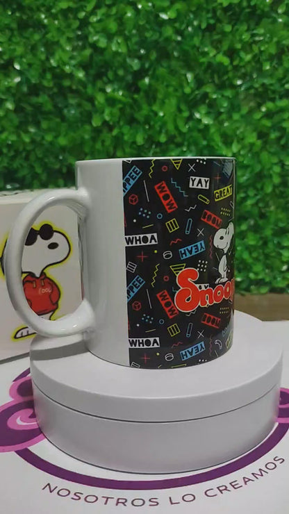Taza Snoopy + Caja Temática · Diseño 071