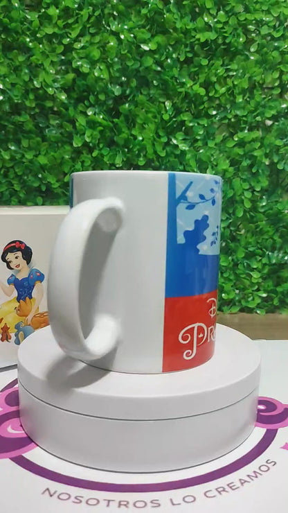 Taza Princesa Disney Blancanieves + Caja Temática · Diseño 125