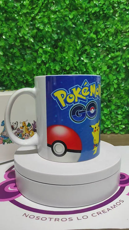 Taza Pokémon + Caja Temática · Diseño 257