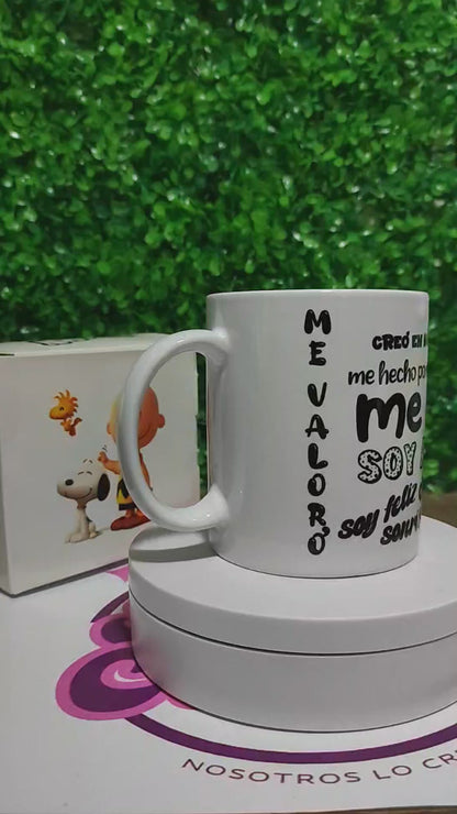 Taza Snoopy + Caja Temática · Diseño 090