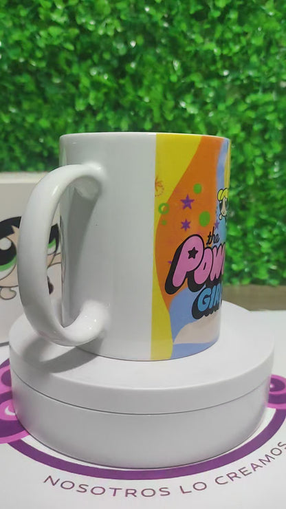 Taza Chicas Super Poderosas + Caja Temática · Diseño 449