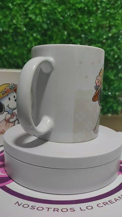 Taza Snoopy + Caja Temática · Diseño 088